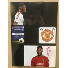 Signed photo of Timothy Fosu-Mensah the Manchester United footballer.